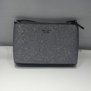 Kate Spade New York Glitter Joeley Crossbody Bag Dusk Navy EUC